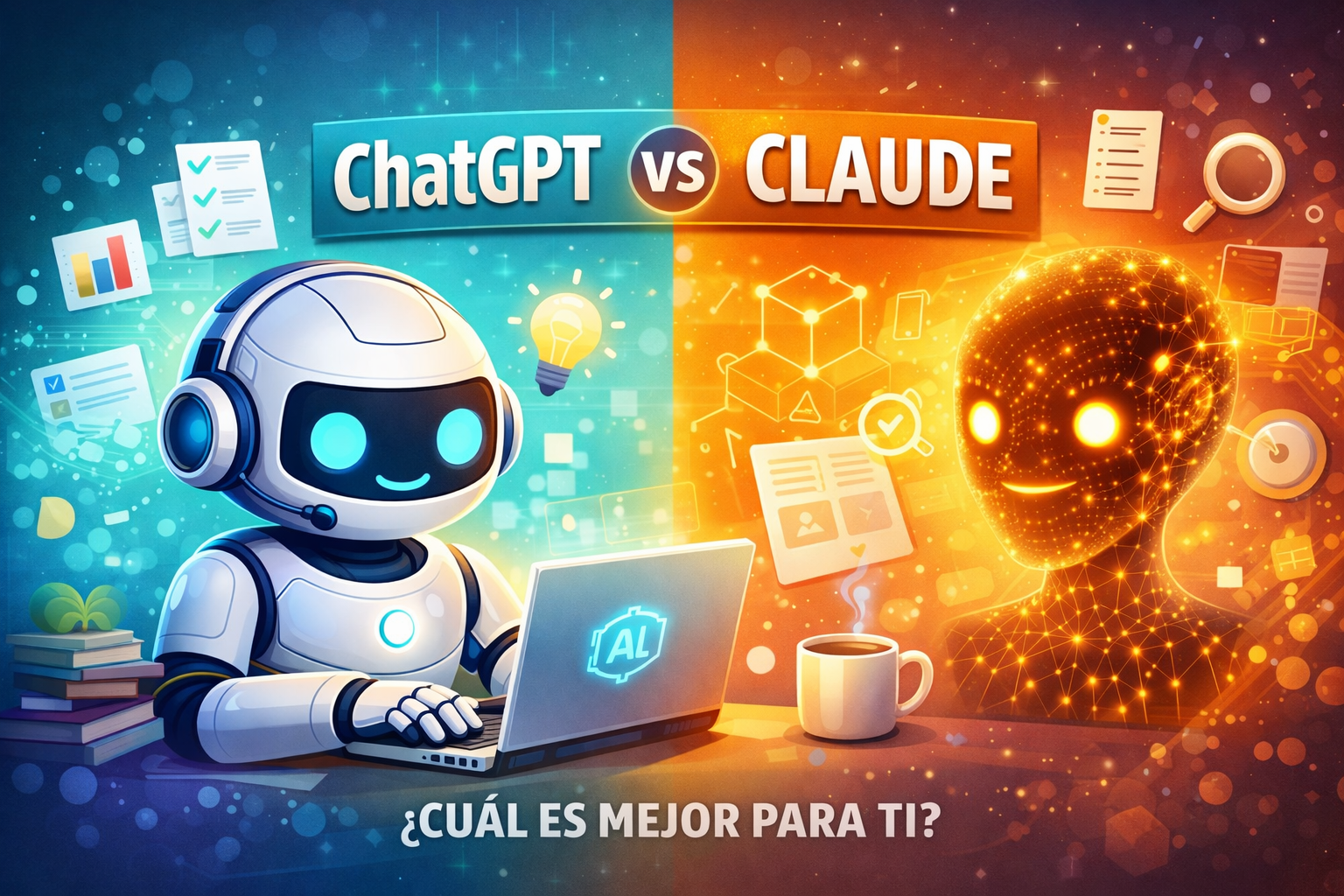 En este momento estás viendo ChatGPT vs Claude: cuál conviene más en 2026 para escribir, investigar y trabajar