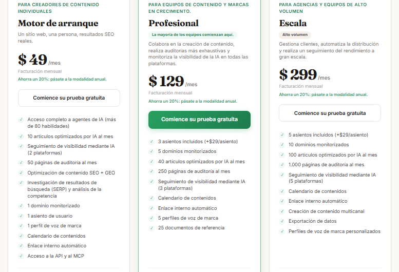 Frase review: Precios